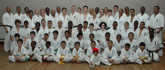 Kyokushin Rengkokai Africa training 2